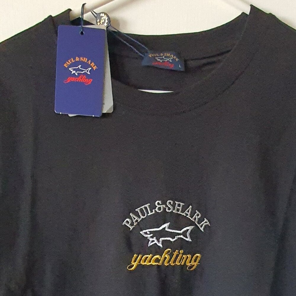Paul shark Black Tshirt Brand New L